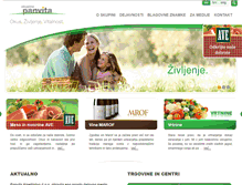 Tablet Screenshot of panvita.si